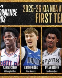bob半岛体育官方网站-NBA新秀最佳阵容公布：弗拉格、康神、VJ满票一阵